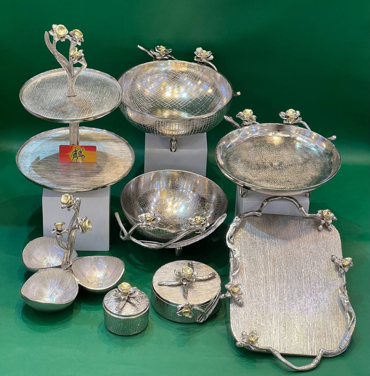 سرویس پذیرایی آلومینیوم 8تکه مدل لیلیوم