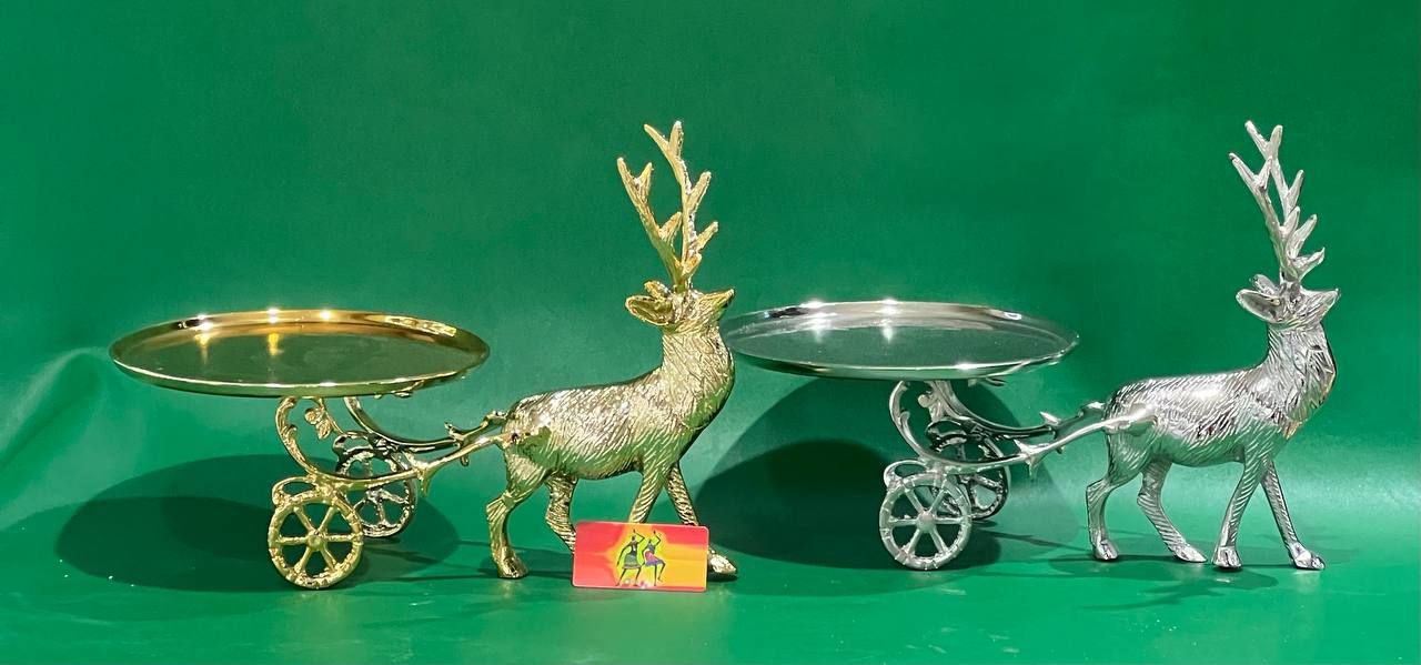 شیرینی خوری گوزن کالسکه آلومینیوم