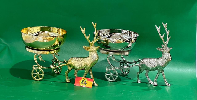 آجیل خوری گوزن کالسکه آلومینیوم