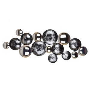 دیوارکوب فلزی سانساهوم مدل یانی نقره ای کد BS2156S