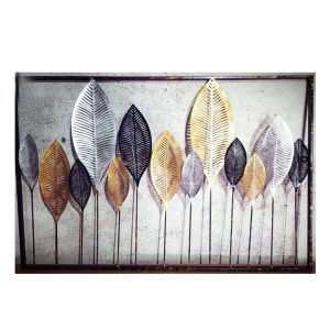 دیوارکوب فلزی سانساهوم مدل انزو نقره ای کد BS2158