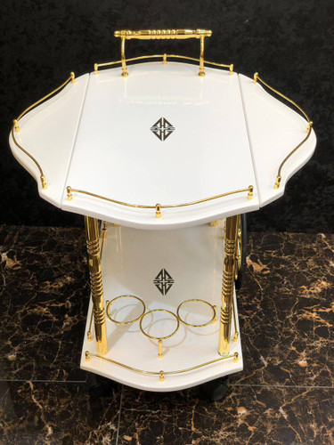 میز بار سفید طلایی برند پروین