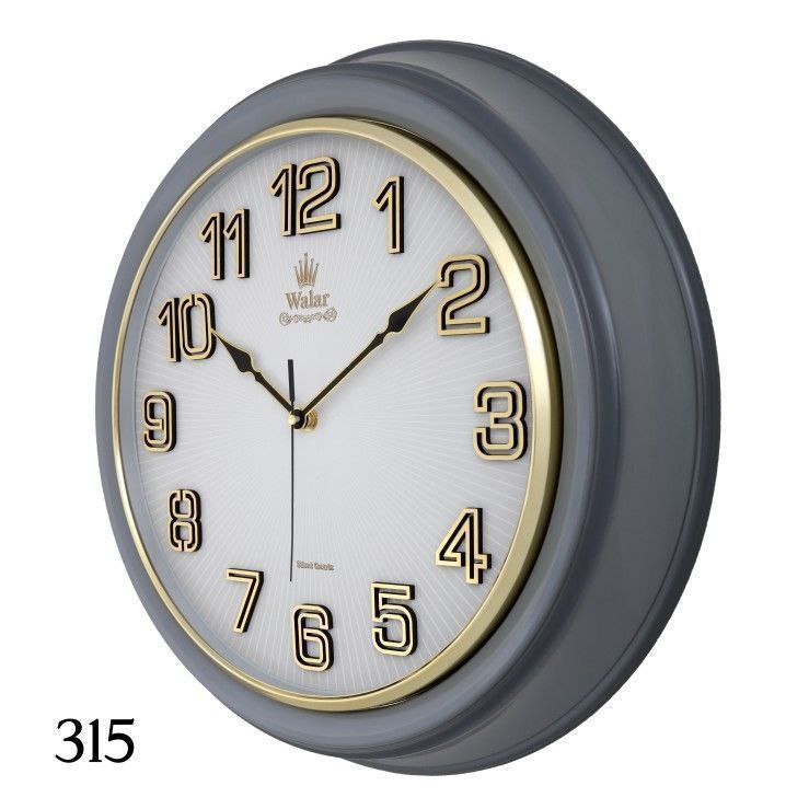 ساعت دیواری والار کد ۳۱۵ طرح چوب