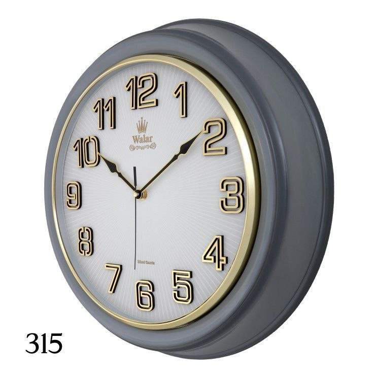 ساعت دیواری والار کد ۳۱۵ طرح چوب