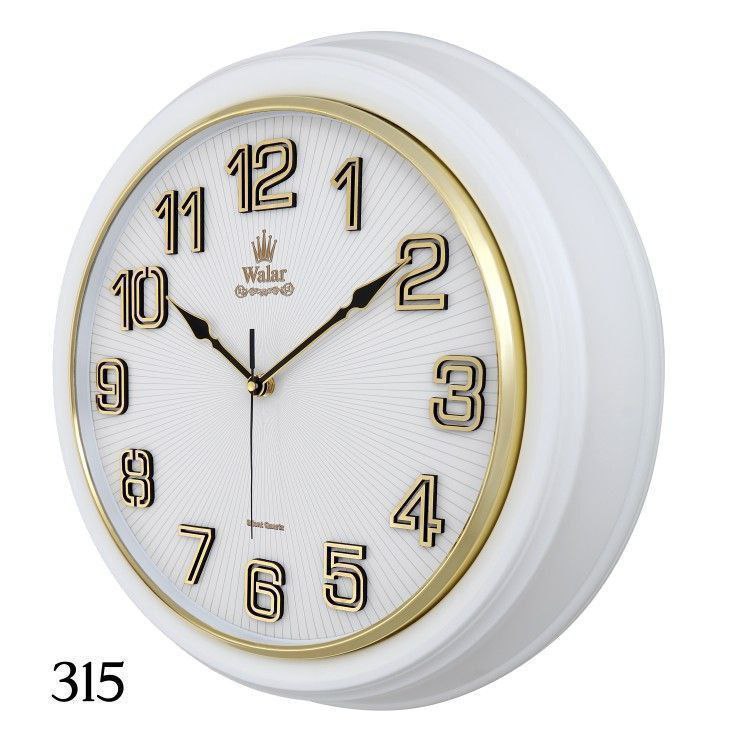 ساعت دیواری والار کد ۳۱۵ طرح چوب