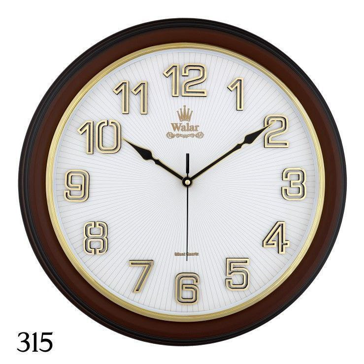 ساعت دیواری والار کد ۳۱۵ طرح چوب