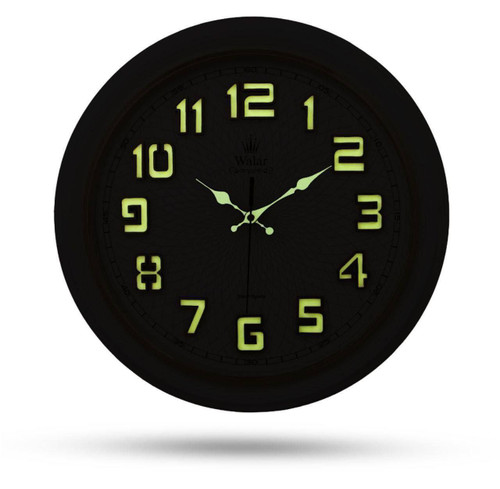 ساعت دیواری والار کد ۳۳۰ شبنما طرح چوب