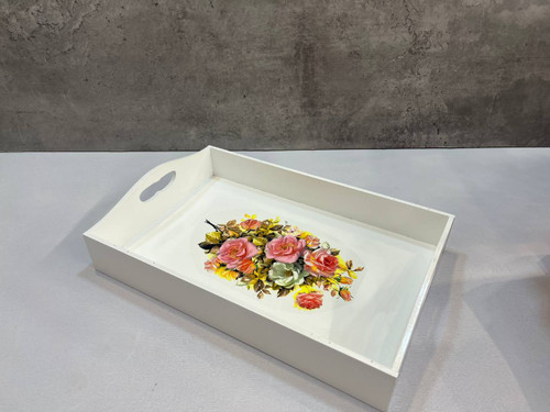 سینی چوبی طرح دار کد ۲۵۱۲