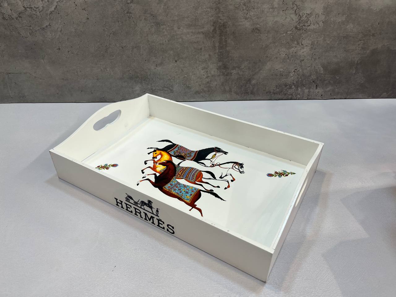 سینی چوبی طرح دار کد ۲۵۱۲