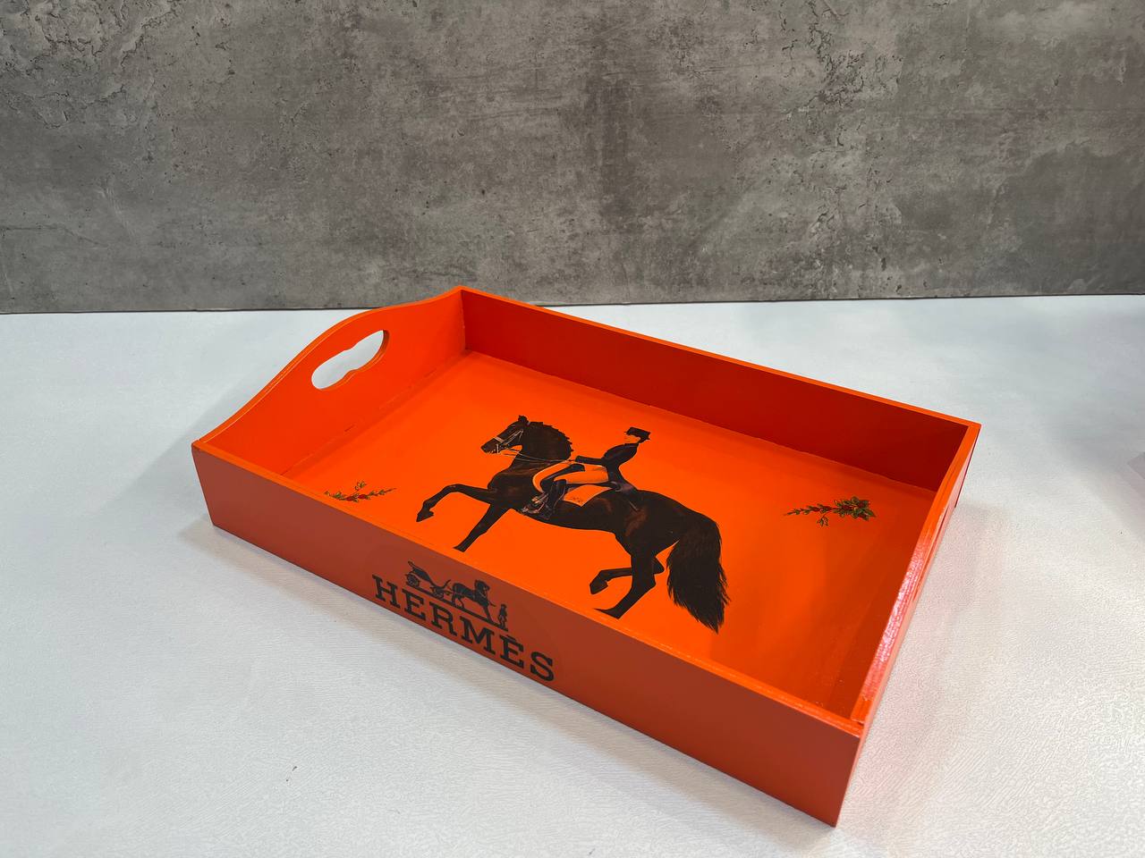 سینی چوبی طرح دار کد ۲۵۱۲