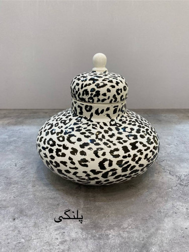 جار مدرن کروی مدل پلنگی