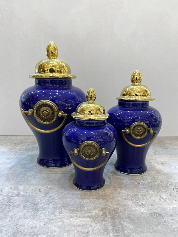 جینجر جار ۳ سایز مدل دستگیره دار