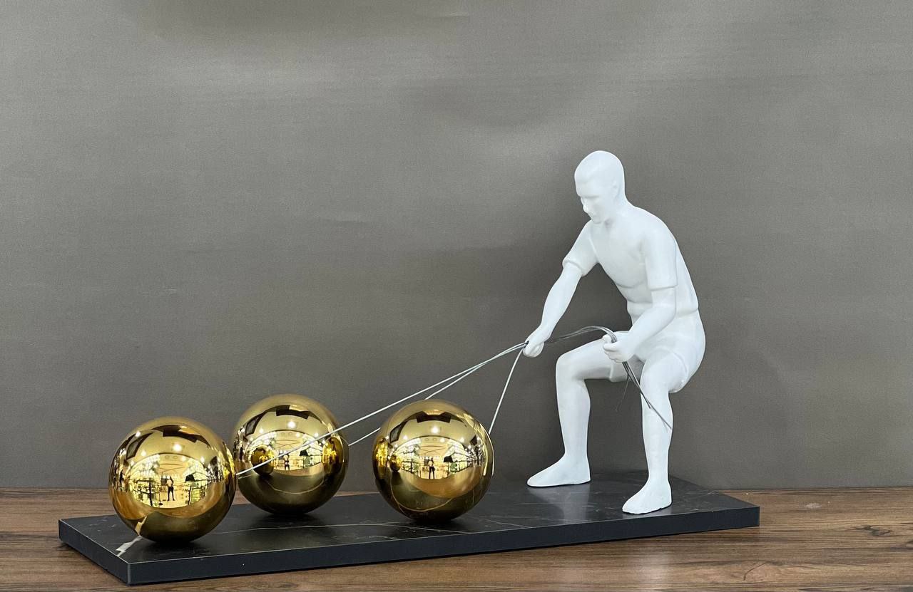 مجسمه المان آدمک کد ۷۷۰۲ سفید