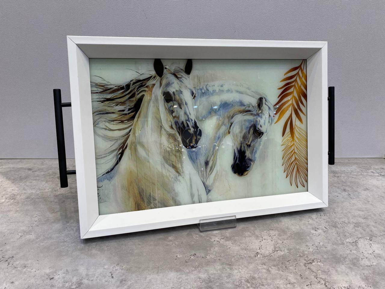 سینی مستطیلی طرح دار چاپ فلت