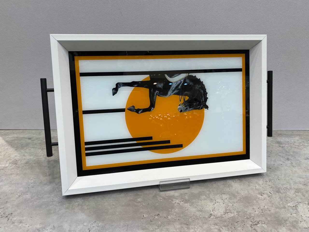 سینی مستطیلی طرح دار چاپ فلت