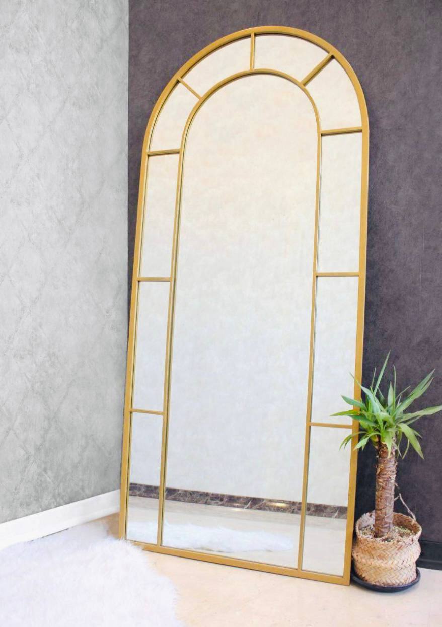 آینه قدی مدل گنبدی طلایی