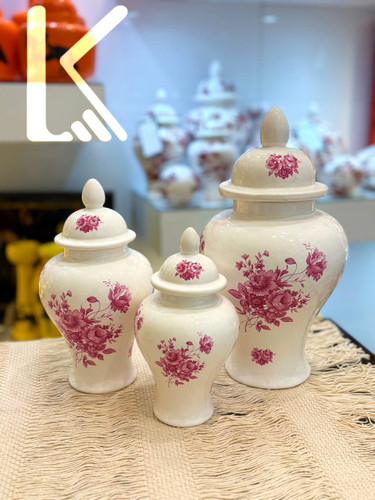 جینجر جار ۳ سایز رز صورتی